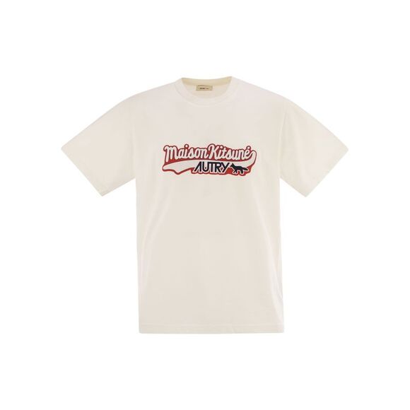Autry X Maison Kitsuné Unisex T-Shirt With Autry X Maison Kitsuné Logo